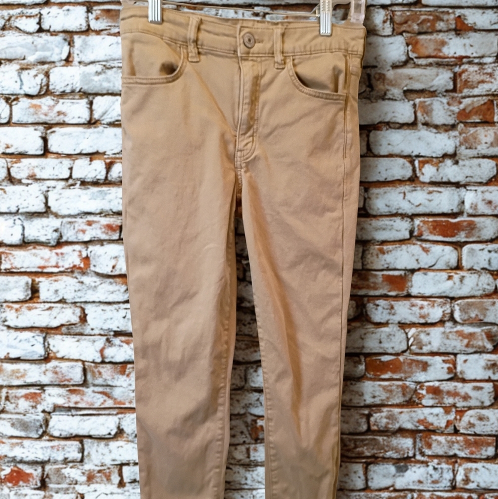 American Eagle Super Stretch Hi Rise Jeggings Women's Size 6 Tan Jeans